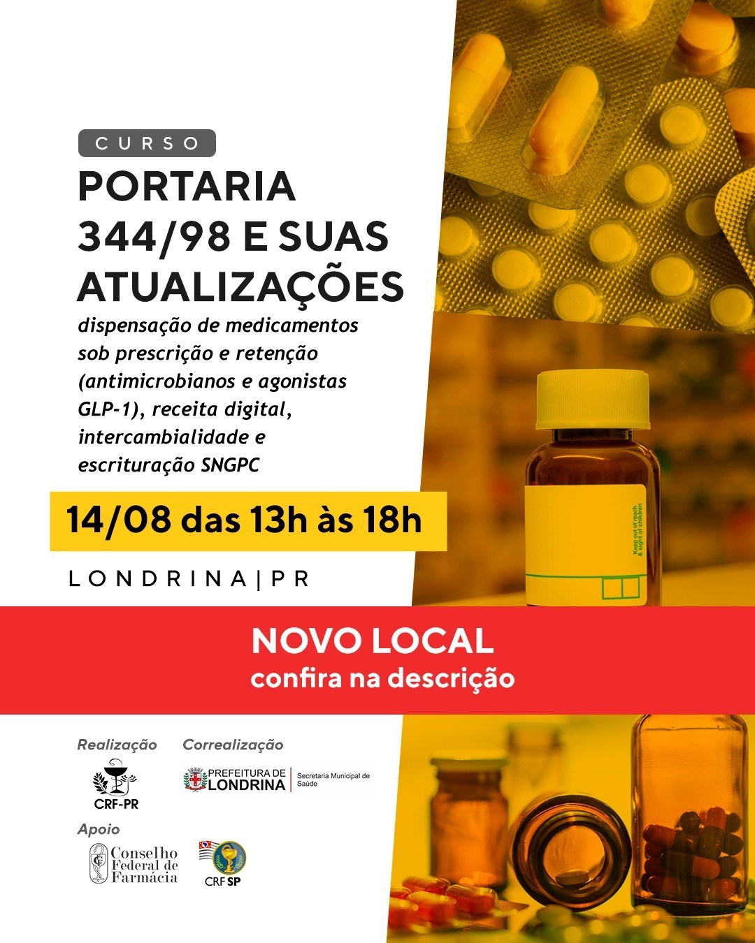 Curso sobre Portaria 344/98 e suas atualizações  |  Londrina/PR