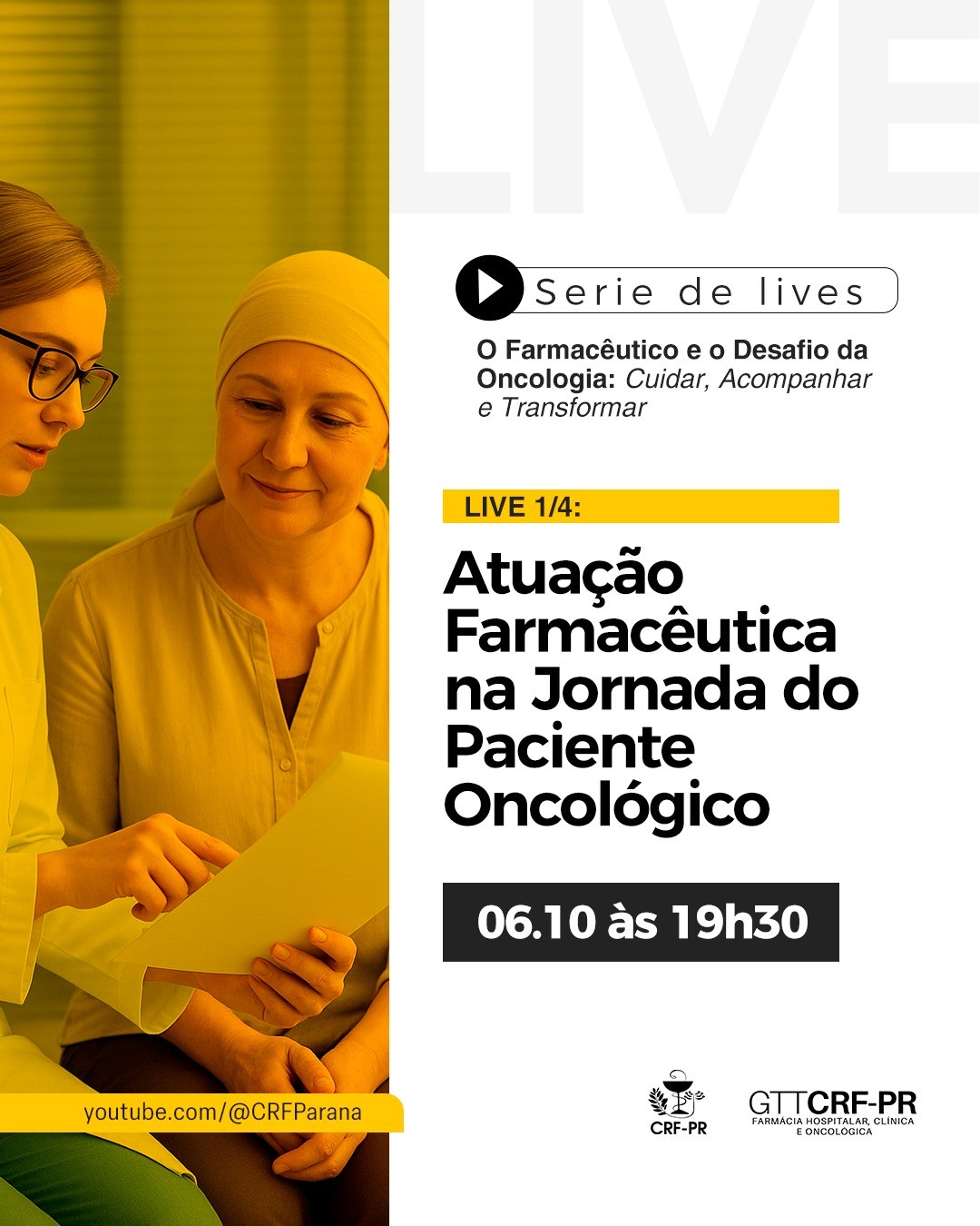 LIVE: Atuação Farmacêutica na Jornada do Paciente Oncológico 