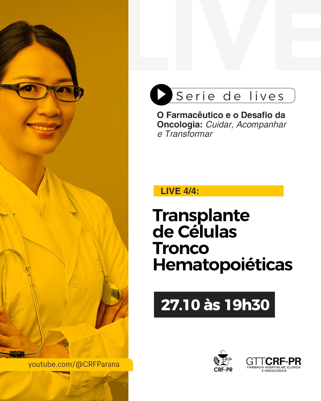 LIVE: Transplante de Células Tronco Hematopoiéticas 