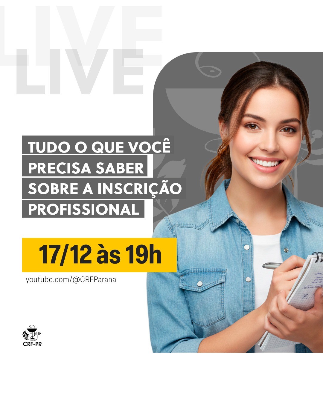 LIVE: Tudo o que você precisa saber sobre a inscrição profissional